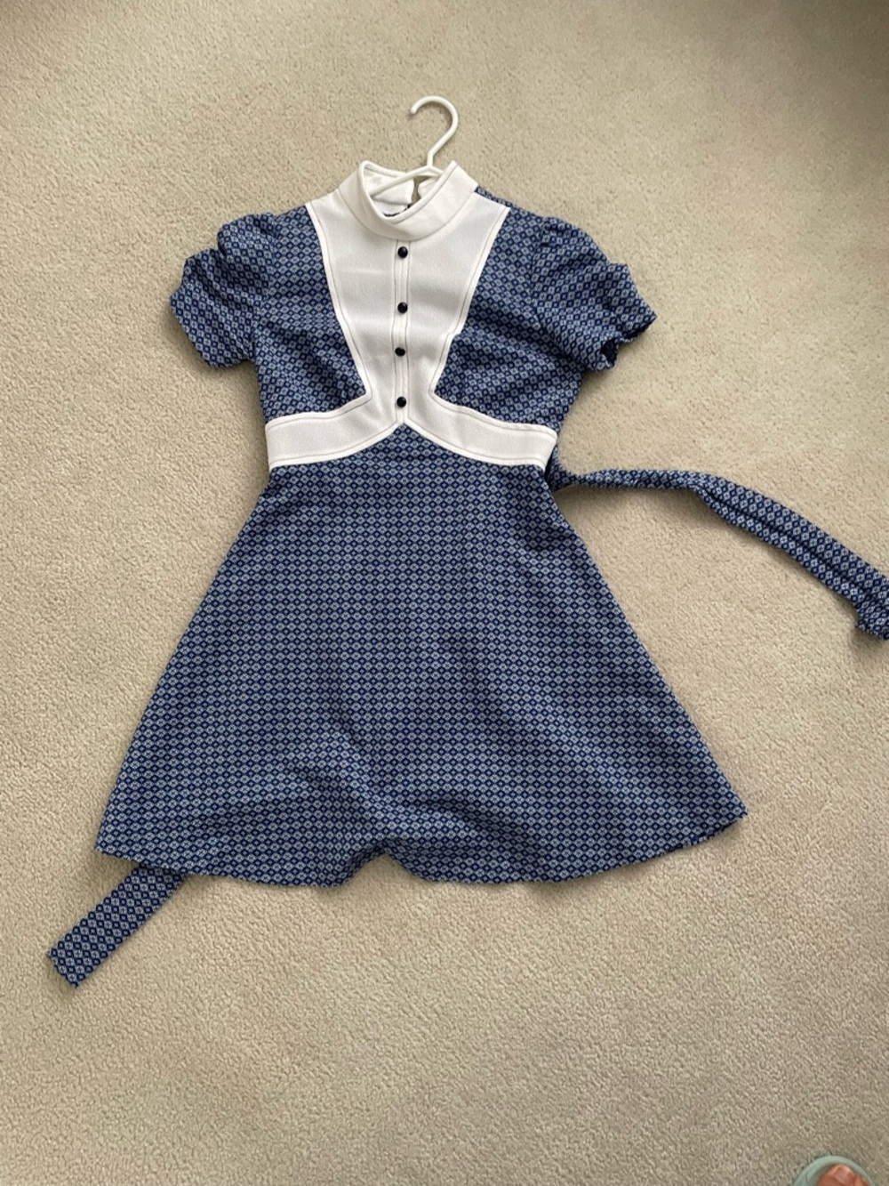 1960s Blue Dress MOD